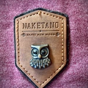 🔥Naketano Light maroon super quality hoodie🔥